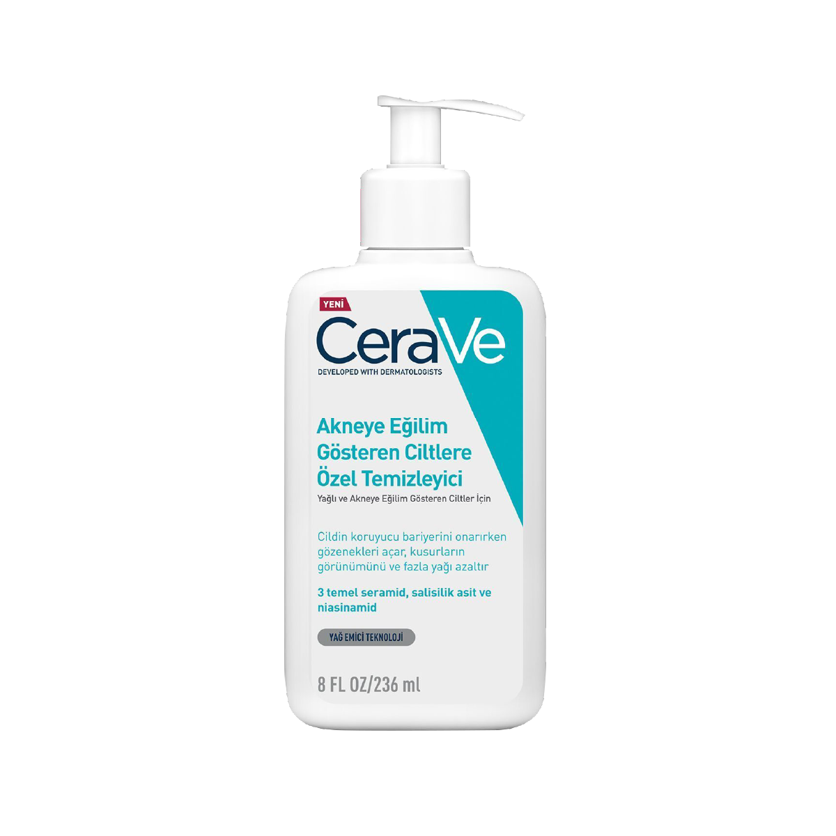 Cerave Akneye Eğilimli Ciltler İçin Özel Temizleyici