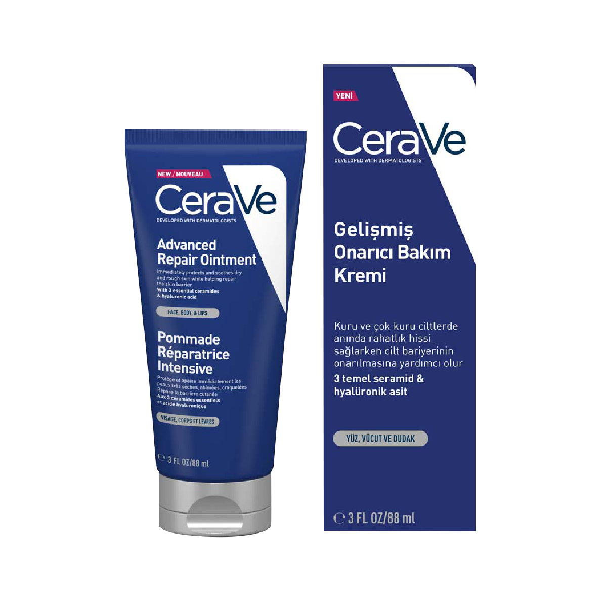 Cerave Kuru Ciltler İçin Geliştirilmiş Onarıcı Krem