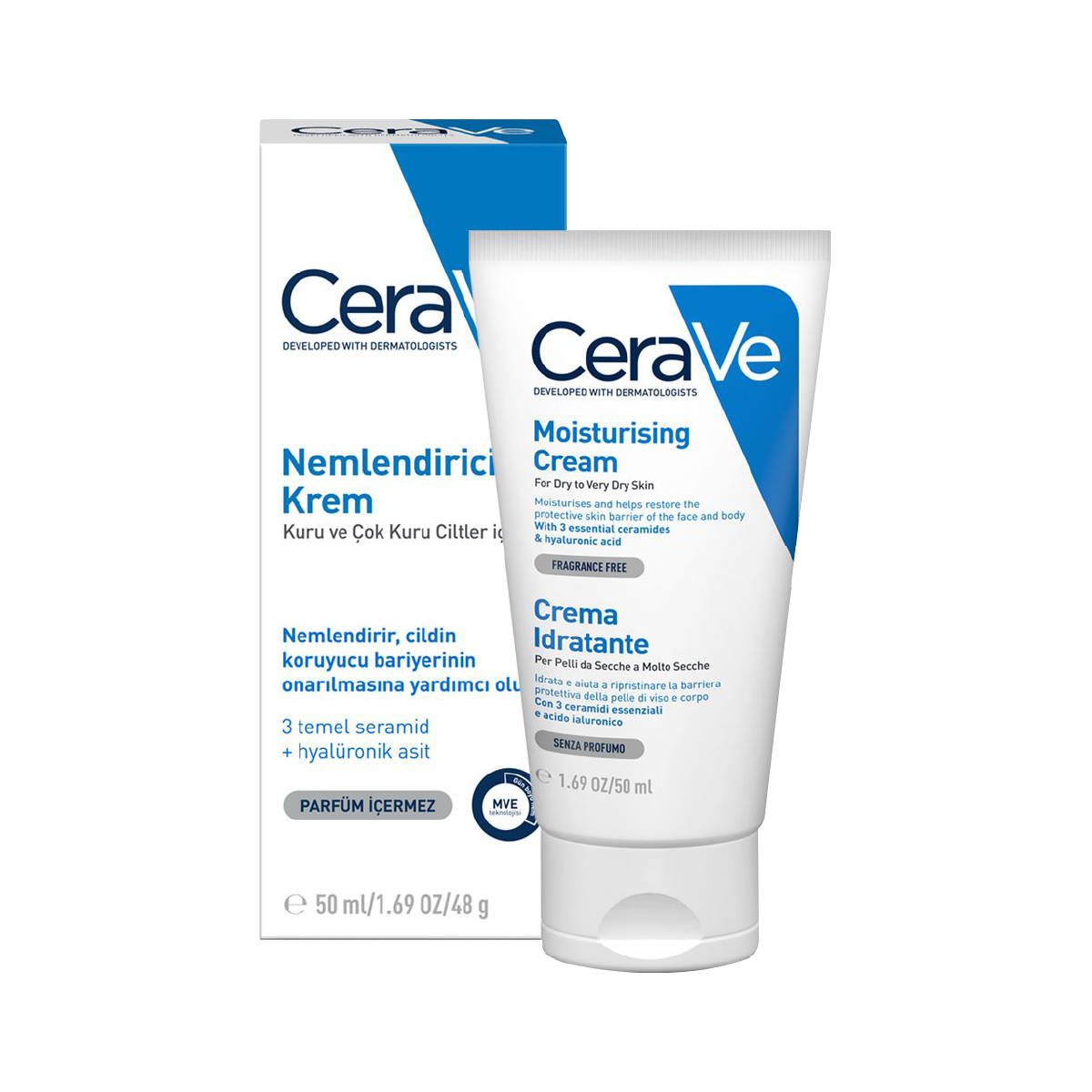 Cerave Kuru Ciltler İçin Nemlendirici Krem