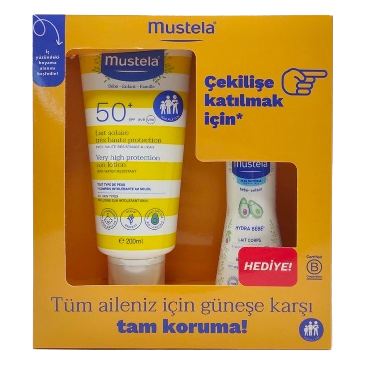 Mustela Güneş Losyonu Spf50+&Vücut Losyonu
