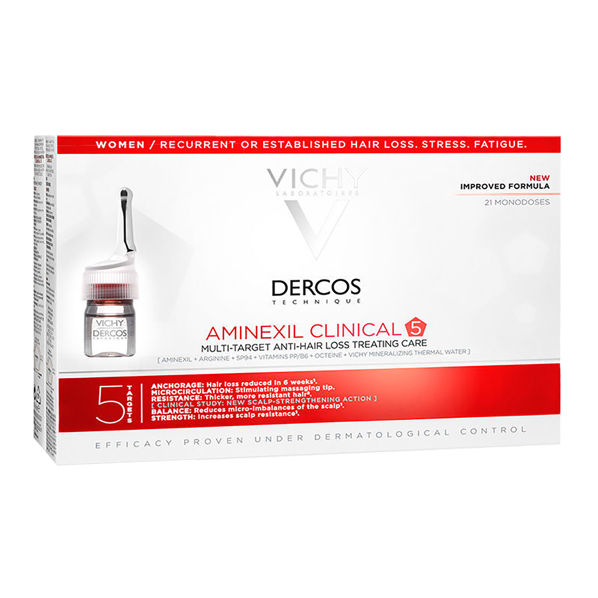 Vichy Dercos Amınexıl Clınıcal 5 Dökülmeye Karşı Tüm Saç Tipleri İçin Serum 