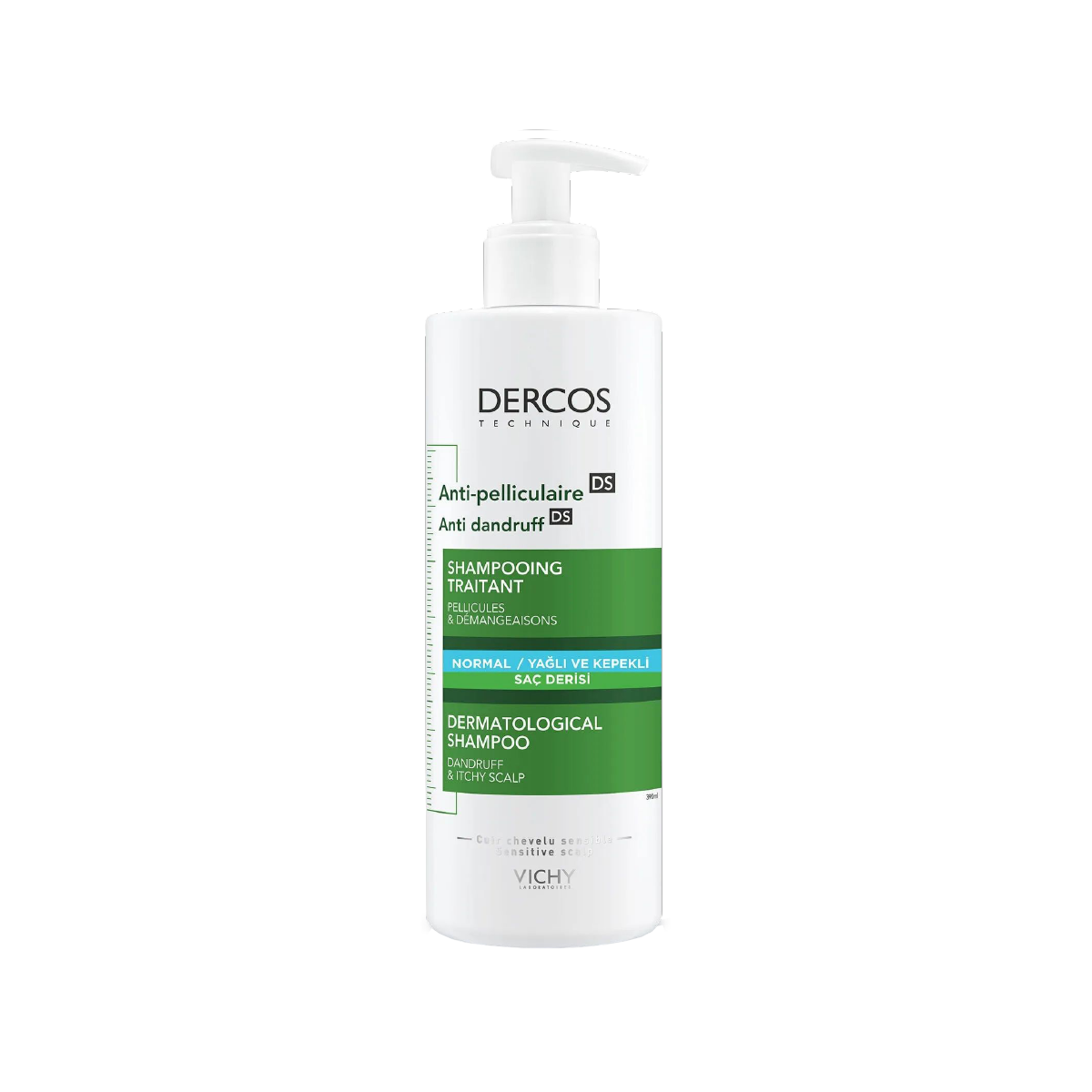 Vichy Dercos Anti Dandruff Normal,Yağlı Ve Kepekli  Saç Tipleri İçin Şampuan 